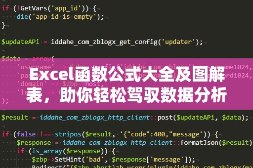 Excel函数公式大全及图解表，助你轻松驾驭数据分析