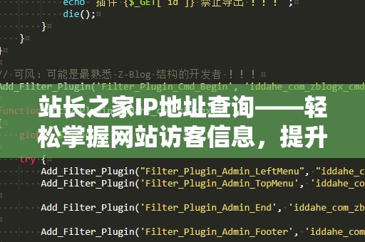 站长之家IP地址查询——轻松掌握网站访客信息，提升网站安全性与优化策略