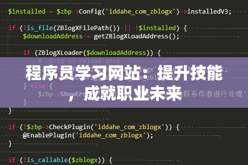 程序员学习网站：提升技能，成就职业未来