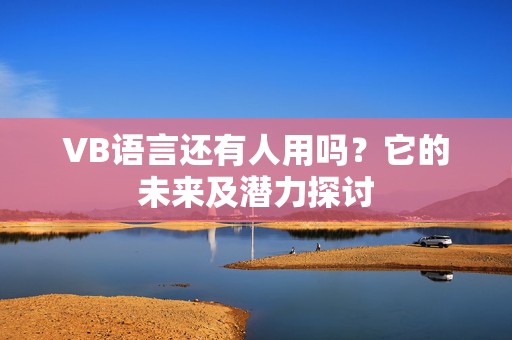VB语言还有人用吗？它的未来及潜力探讨