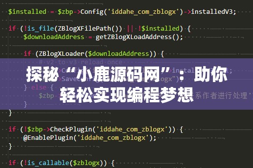 探秘“小鹿源码网”：助你轻松实现编程梦想