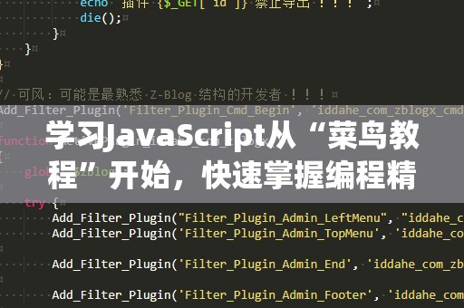 学习JavaScript从“菜鸟教程”开始，快速掌握编程精髓