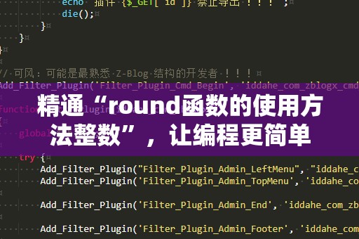 精通“round函数的使用方法整数”，让编程更简单