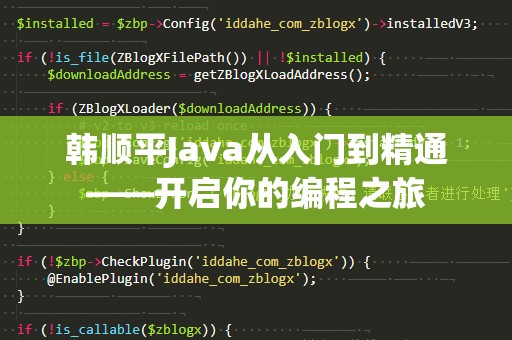 韩顺平Java从入门到精通——开启你的编程之旅