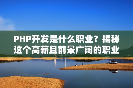 PHP开发是什么职业？揭秘这个高薪且前景广阔的职业选择
