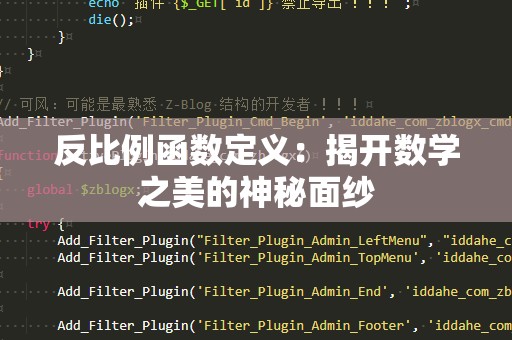 反比例函数定义：揭开数学之美的神秘面纱