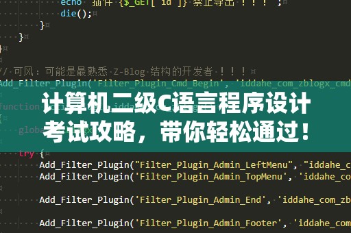 计算机二级C语言程序设计考试攻略，带你轻松通过！