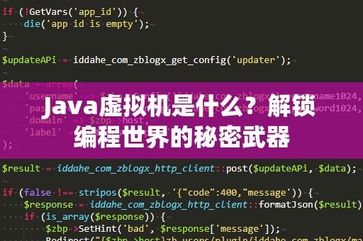 Java虚拟机是什么？解锁编程世界的秘密武器