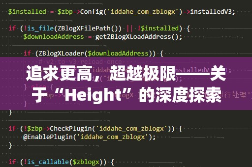 追求更高，超越极限——关于“Height”的深度探索