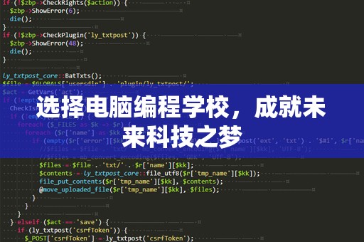 选择电脑编程学校，成就未来科技之梦