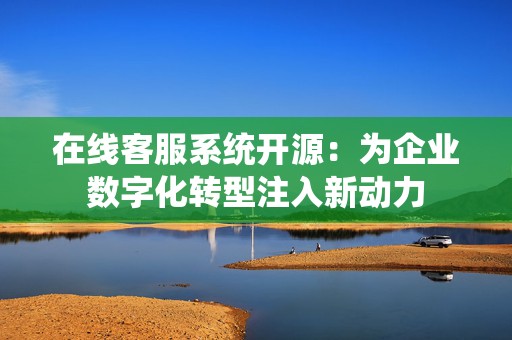 在线客服系统开源：为企业数字化转型注入新动力