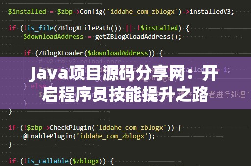 Java项目源码分享网：开启程序员技能提升之路