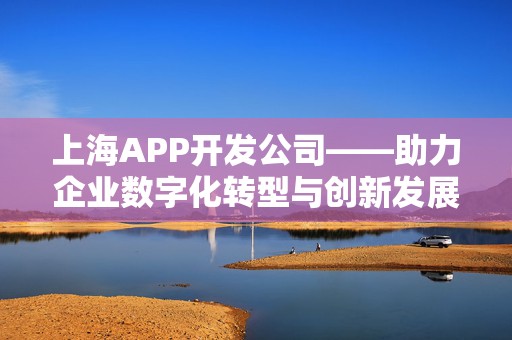上海APP开发公司——助力企业数字化转型与创新发展