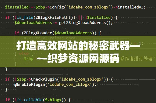 打造高效网站的秘密武器——织梦资源网源码