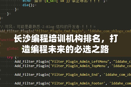 长沙编程培训机构排名，打造编程未来的必选之路
