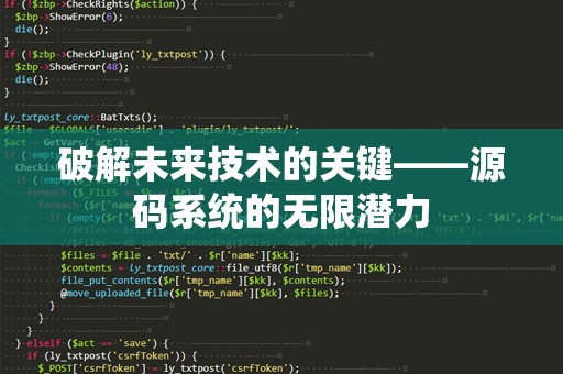 破解未来技术的关键——源码系统的无限潜力