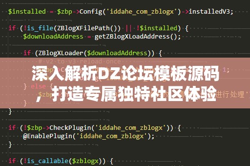 深入解析DZ论坛模板源码，打造专属独特社区体验