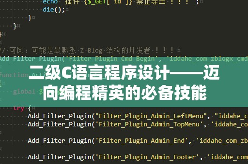 二级C语言程序设计——迈向编程精英的必备技能
