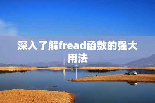 深入了解fread函数的强大用法