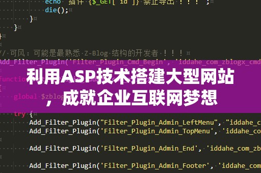 利用ASP技术搭建大型网站，成就企业互联网梦想
