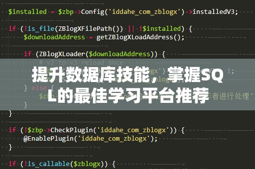 提升数据库技能，掌握SQL的最佳学习平台推荐
