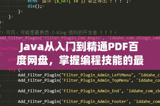 Java从入门到精通PDF百度网盘，掌握编程技能的最佳资源