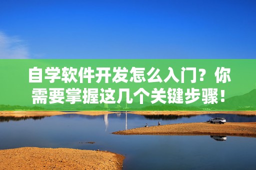 自学软件开发怎么入门？你需要掌握这几个关键步骤！