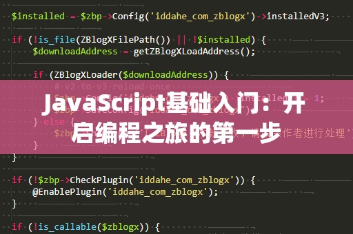 JavaScript基础入门：开启编程之旅的第一步
