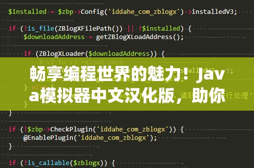 畅享编程世界的魅力！Java模拟器中文汉化版，助你轻松编写和运行Java代码