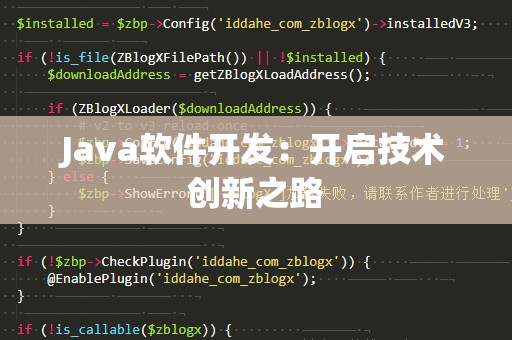 Java软件开发：开启技术创新之路