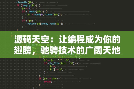 源码天空：让编程成为你的翅膀，驰骋技术的广阔天地